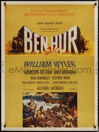 1z0852 BEN-HUR style Y 30x40 1960 Charlton Heston, William Wyler, Ben Joseph Smith and Ben Stahl art!