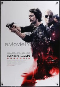 1z1101 AMERICAN ASSASSIN advance DS 1sh 2017 Dylan O'Brien, Michael Keaton, top cast, coming soon!