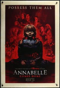 1z1104 ANNABELLE COMES HOME teaser DS 1sh 2019 welcome to The Conjuring universe, possess them all!