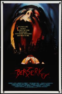 1z1128 BERSERKER 1sh 1987 Jefferson Richard, just close your eyes and pray to die!