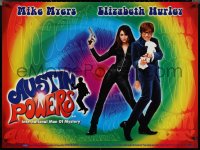 1z0610 AUSTIN POWERS: INT'L MAN OF MYSTERY DS British quad 1997 Mike Myers, Elizabeth Hurley!
