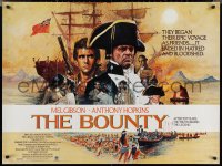 1z0614 BOUNTY British quad 1984 Mel Gibson, Anthony Hopkins, Laurence Olivier, Mutiny on the Bounty!