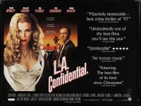 1z0630 L.A. CONFIDENTIAL DS British quad 1997 Kevin Spacey, Russell Crowe, sexy Kim Basinger!