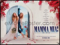 1z0631 MAMMA MIA! teaser DS British quad 2008 Meryl Streep, Pierce Brosnan, Seyfried!