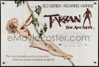 1z0646 TARZAN THE APE MAN British quad 1981 directed by John Derek, art of sexy Bo Derek!