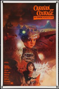 1z1151 CARAVAN OF COURAGE int'l style A 1sh 1984 An Ewok Adventure, Star Wars, Kazuhiko Sano!