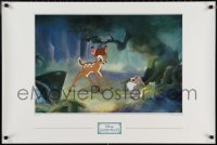1z0203 BAMBI 24x36 commercial poster 1977 Walt Disney classic, great art with Thumper in forest!