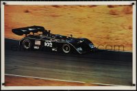 1z0216 JACKIE OLIVER - THE SHADOW 23x35 commercial poster 1973 cool image of CanAm car on track!