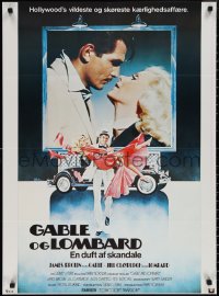 1z0330 GABLE & LOMBARD Danish 1977 James Brolin as Clark, Jill Clayburgh as Carole!