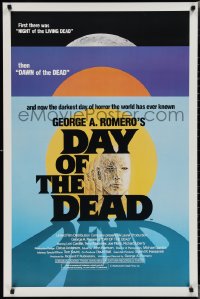 1z1168 DAY OF THE DEAD 1sh 1985 George Romero's Night of the Living Dead zombie horror sequel!