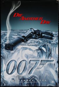 1z1175 DIE ANOTHER DAY teaser 1sh 2002 Pierce Brosnan as James Bond, cool image of gun melting ice!