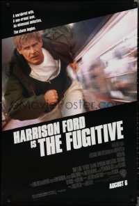 1z1210 FUGITIVE advance 1sh 1993 Harrison Ford is on the run from Tommy Lee Jones!
