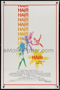 1z1224 HAIR 1sh 1979 Milos Forman musical, Treat Williams, let the sun shine in!