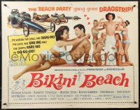 1z0861 BIKINI BEACH 1/2sh 1964 Frankie Avalon, Annette Funicello, sexy Martha Hyer!