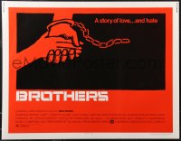 1z0862 BROTHERS 1/2sh 1977 Bernie Casey, Vonetta McGee, Saul Bass artwork!