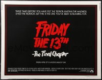 1z0874 FRIDAY THE 13th - THE FINAL CHAPTER 1/2sh 1984 Part IV, slasher sequel, Jason's unlucky day!