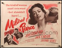 1z0889 MILDRED PIERCE 1/2sh R1956 Michael Curtiz, Joan Crawford is the woman most men want!