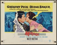 1z0891 MIRAGE 1/2sh 1965 Gregory Peck, Diane Baker, linked by a secret neither one knows!