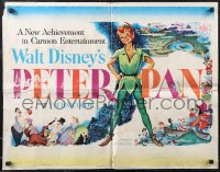 1z0901 PETER PAN style A 1/2sh 1953 Walt Disney animated cartoon fantasy classic, great art!