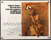 1z0903 RAIDERS OF THE LOST ARK 1/2sh 1981 great art of adventurer Harrison Ford by Amsel!