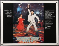 1z0905 SATURDAY NIGHT FEVER 1/2sh 1977 best image of disco dancer Travolta & Karen Lynn Gorney!