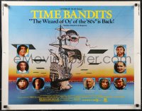 1z0911 TIME BANDITS 1/2sh R1982 John Cleese, Sean Connery, art by director Terry Gilliam!