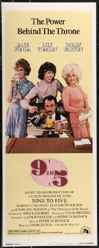 1z0919 9 TO 5 insert 1980 Dolly Parton, Jane Fonda & Lily Tomlin w/tied up Dabney Coleman!
