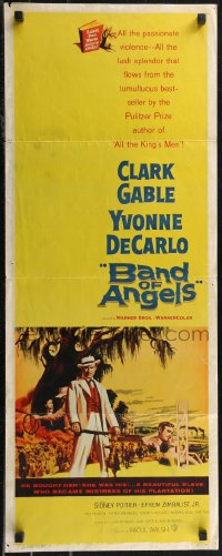 1z0931 BAND OF ANGELS insert 1957 Clark Gable buys beautiful slave mistress Yvonne De Carlo!