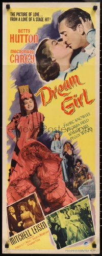 1z0959 DREAM GIRL insert 1948 Betty Hutton did what every girl wants to do, and doesn't dare!