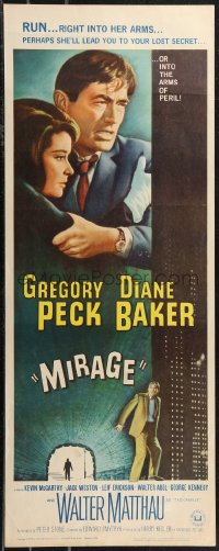 1z1017 MIRAGE insert 1965 is the key to Gregory Peck's secret in his mind, or in Diane Baker's arms