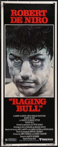 1z1043 RAGING BULL insert 1980 classic Hagio boxing art of Robert De Niro, Martin Scorsese!