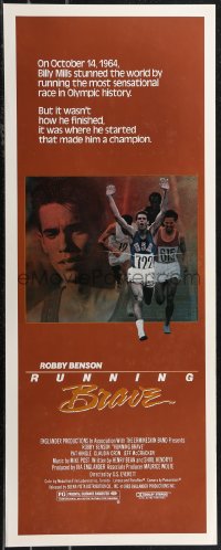 1z1056 RUNNING BRAVE insert 1983 Robby Benson as Native American Indian Olympic runner!