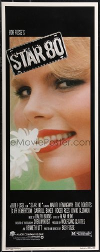 1z1069 STAR 80 insert 1984 Mariel Hemingway as Playboy Playmate of the Year Dorothy Stratten!