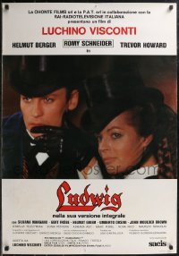 1z0547 LUDWIG Italian 1sh R1980s Luchino Visconti, Helmut Berger as the Mad King of Bavaria!