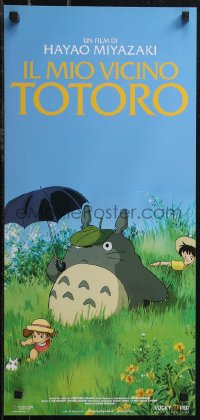 1z0593 MY NEIGHBOR TOTORO Italian locandina 2009 classic Hayao Miyazaki anime cartoon, great image!