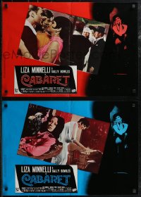 1z0566 CABARET group of 4 Italian 18x26 pbustas 1972 Liza Minnelli & Grey performing in Nazi Germany
