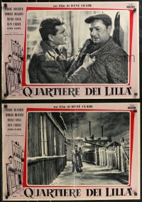 1z0571 GATES OF PARIS group of 2 Italian 19x27 pbustas 1958 Clair's Porte des Lilas, Dany Carrel!