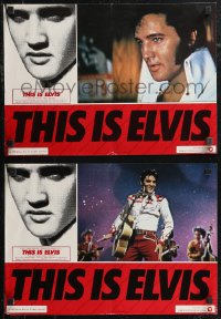 1z0577 THIS IS ELVIS group of 6 Italian 13x18 pbustas 1981 Presley, different portraits of The King!