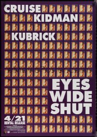 1z0736 EYES WIDE SHUT Japanese 29x41 1999 Stanley Kubrick, many small images of Cruise & Kidman