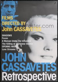 1z0786 JOHN CASSAVETES RETROSPECTIVE Japanese 1990s cool image of Gena Rowlands & director!