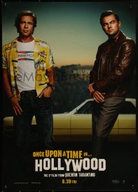 1z0802 ONCE UPON A TIME IN HOLLYWOOD teaser Japanese 2019 Brad Pitt and Leonardo DiCaprio, Tarantino!