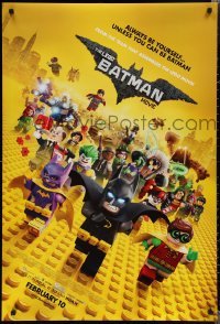 1z1290 LEGO BATMAN MOVIE advance DS 1sh 2017 Arnett, always be yourself, unless you can be Batman!