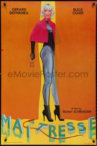 1z1305 MAITRESSE 1sh 1976 Barbet Schroeder, Depardieu, cool Jones art of sexy Bulle Ogier, unrated!