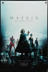1z1315 MATRIX RESURRECTIONS IMAX teaser DS 1sh 2021 Reeves, red pil, blue pill, the choice is yours!
