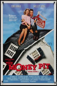 1z1328 MONEY PIT 1sh 1986 Steven Spielberg, Tom Hanks & Shelley Long are deeply in love & debt!
