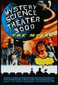 1z1334 MYSTERY SCIENCE THEATER 3000: THE MOVIE DS 1sh 1996 MST3K, sci-fi art from This Island Earth!