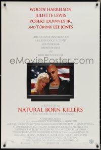 1z1337 NATURAL BORN KILLERS DS 1sh 1994 Oliver Stone, Woody Harrelson & Juliette Lewis on TV!