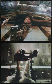 1z0006 BLADE RUNNER 4 color 16x20 stills 1982 Ridley Scott sci-fi classic, Harrison Ford!