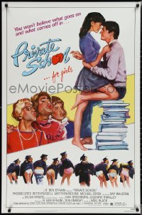 1z1363 PRIVATE SCHOOL 1sh 1983 Cates, Modine, you won't believe what goes on & what comes off!