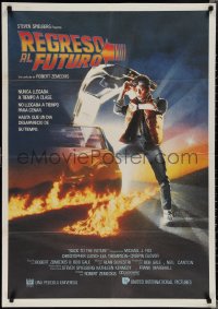 1z0401 BACK TO THE FUTURE Spanish 1985 Robert Zemeckis, Michael J. Fox, Christopher Lloyd!